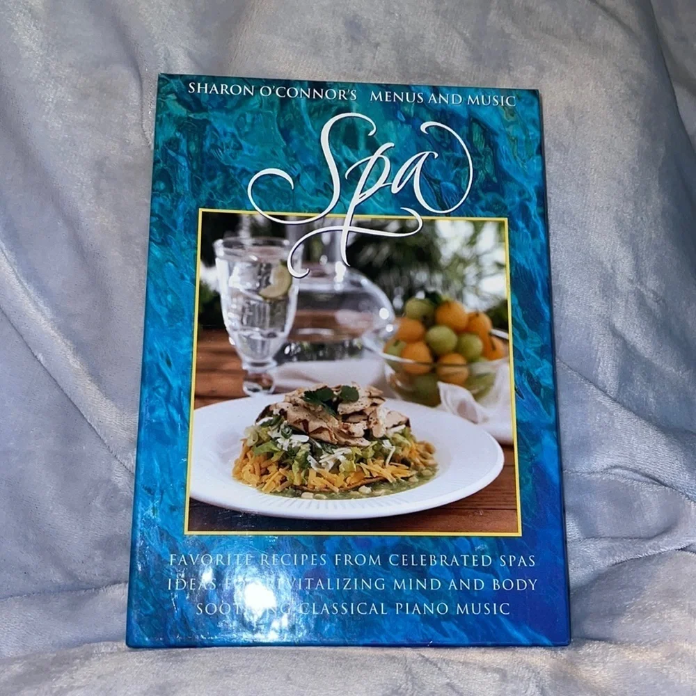 “Spa” cookbook, relaxing CD all in a box